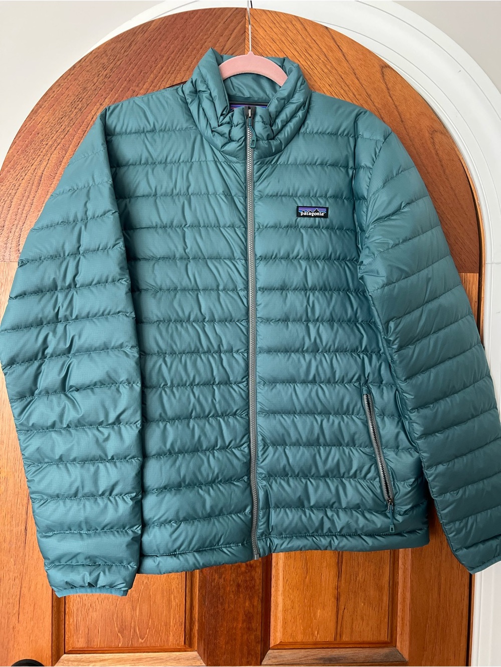 Patagonia Down Sweater Puffer Jacket Dark Teal Size Large RT $289